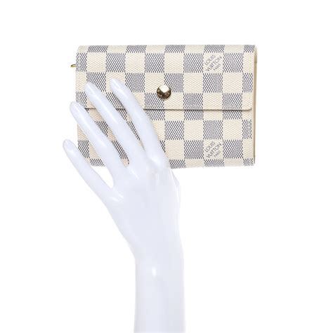 louis vuitton alexandra wallet damier azur